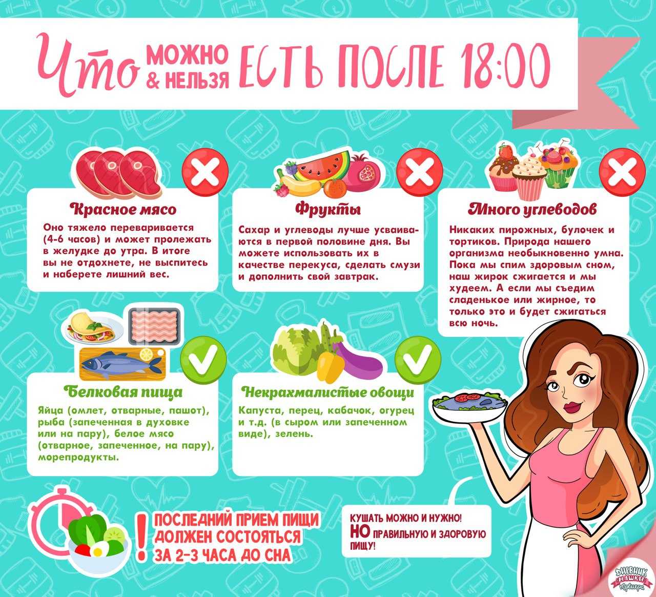 Топ-5 продуктов, которые можно есть перед сном и топ-15, которые нельзя