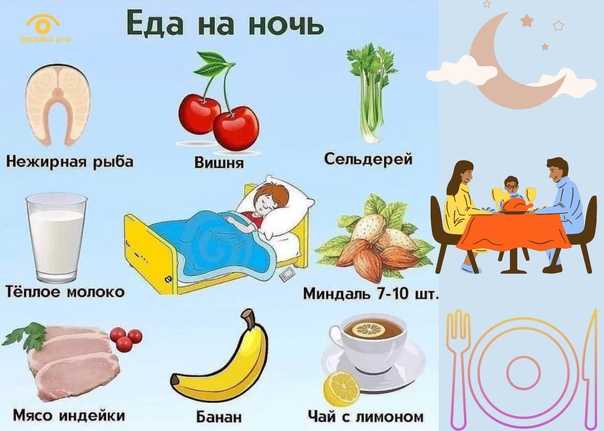 Топ-10 продуктов, которые можно съесть перед сном