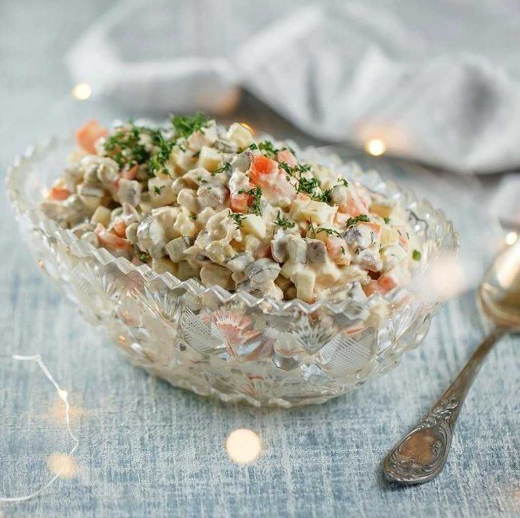 Зимний салат оливье рецепты пошагово с фото