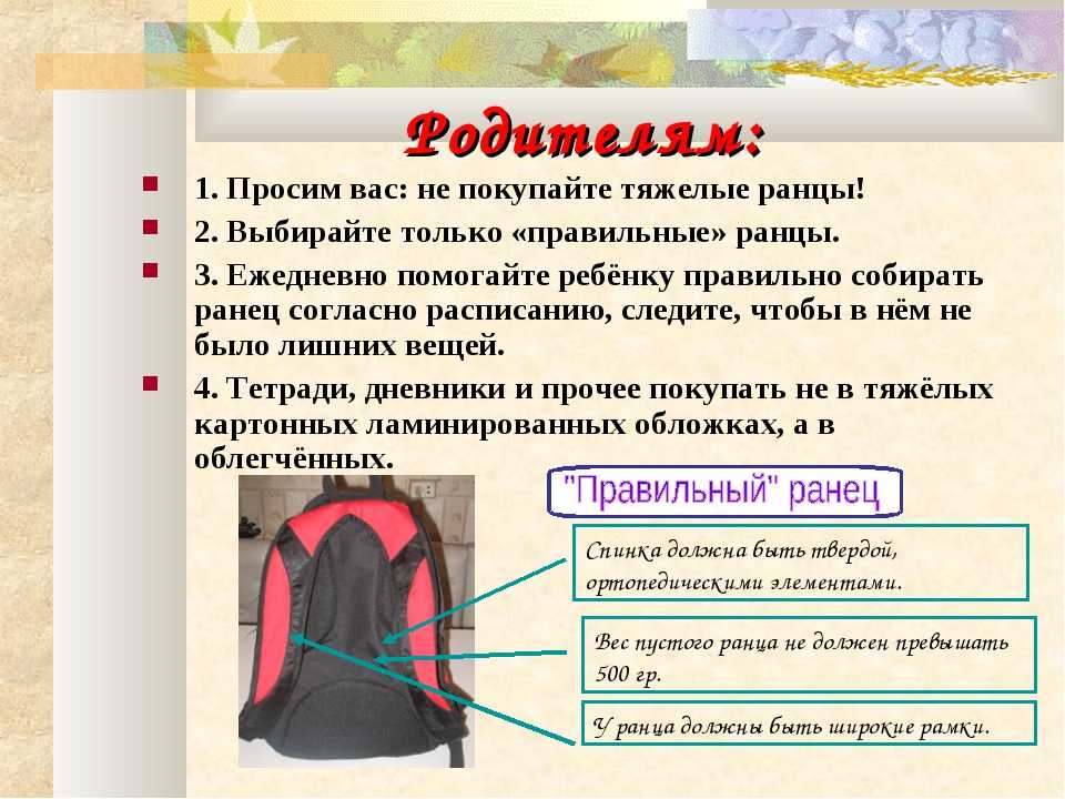 Как провести день без рюкзака в школе: варианты транспортировки учебных материалов