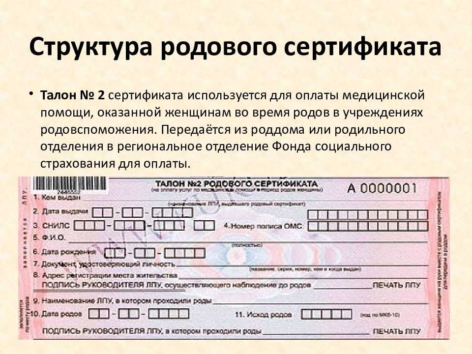 Родовой сертификат - что это такое, получение, зачем нужен