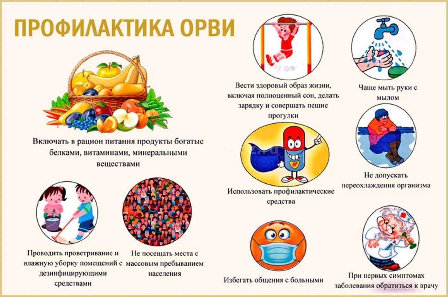 Узнайте, какие меры профилактики необходимо соблюдать, чтобы ребенок не болел в детском саду