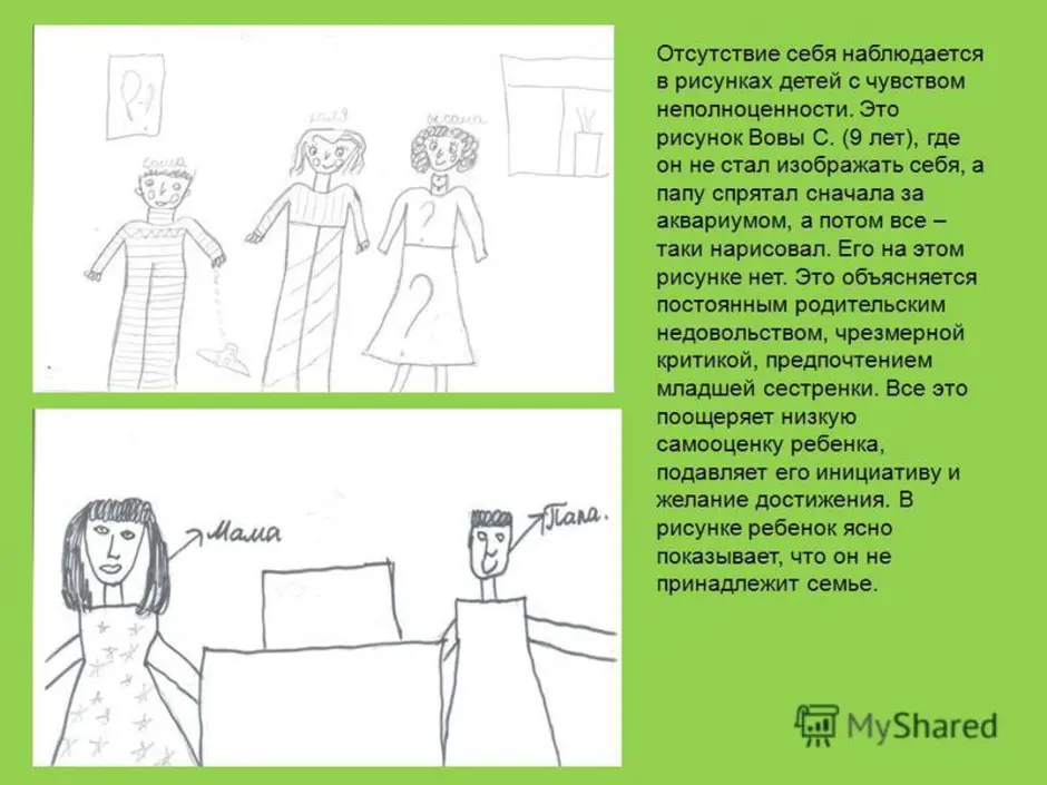 Рисуночный тест «моя семья». методика интерпретации рисунка