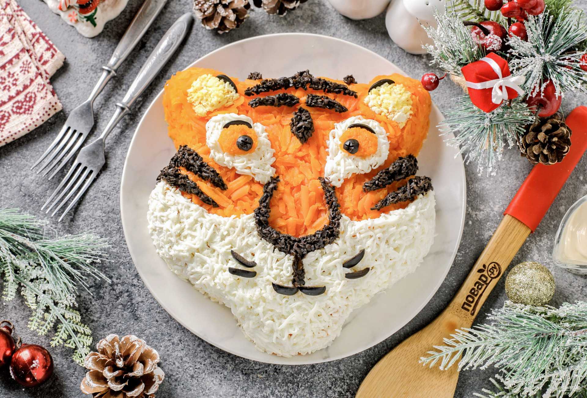 Новогоднее меню для кошки