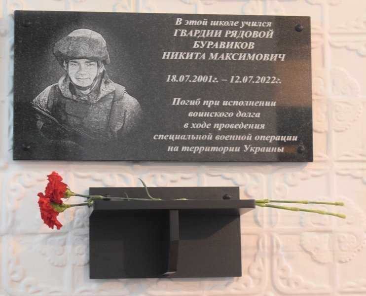 Речь на траурном митинге в честь воина погибшего в спецоперации